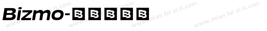 Bizmo字体转换