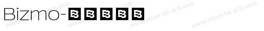 Bizmo字体转换