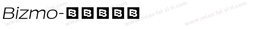 Bizmo字体转换