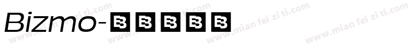 Bizmo字体转换