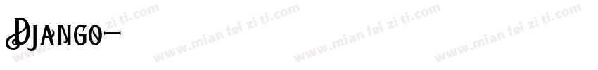 Django字体转换
