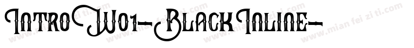 IntroW01-BlackInline字体转换