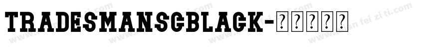 TradesmanSCBlack字体转换