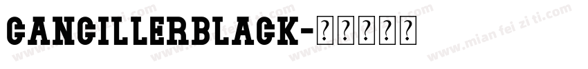 CancillerBlack字体转换