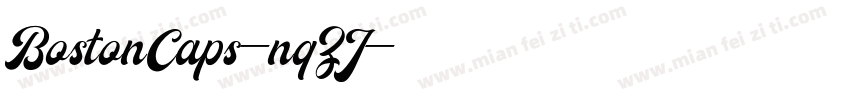 BostonCaps-nqZJ字体转换