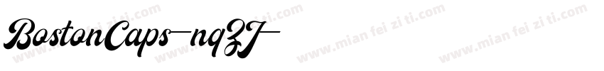 BostonCaps-nqZJ字体转换