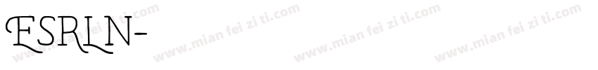ESRLn字体转换