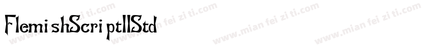 FlemishScriptIIStd字体转换