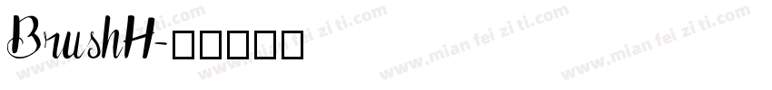 BrushH字体转换