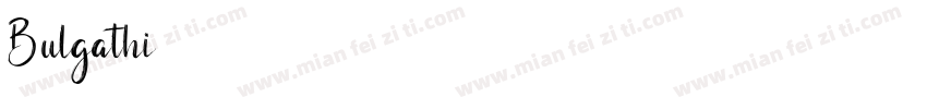 Bulgathi字体转换