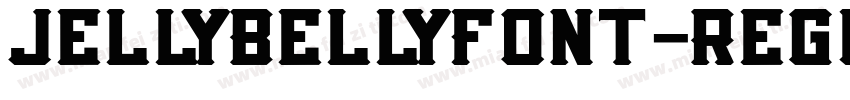 JellyBellyFont-Regul字体转换