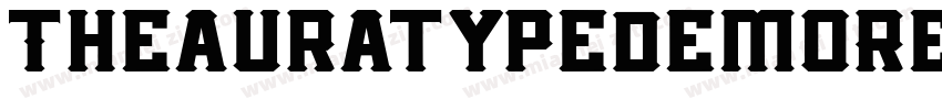 TheauratypedemoRegul字体转换