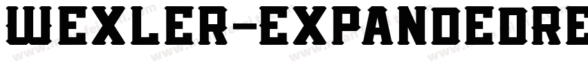 Wexler-ExpandedRegul字体转换