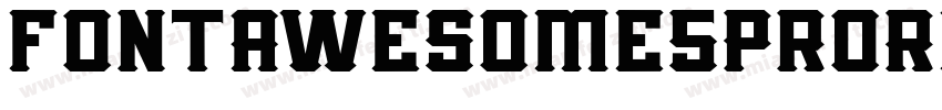 fontAwesome5ProRegul字体转换