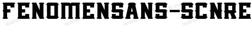 FenomenSans-SCNRegul字体转换