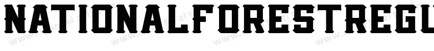 NationalForestRegul字体转换