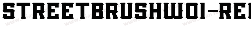 StreetbrushW01-Regul字体转换