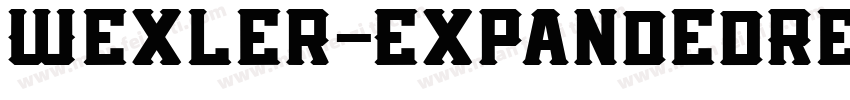 Wexler-ExpandedRegul字体转换
