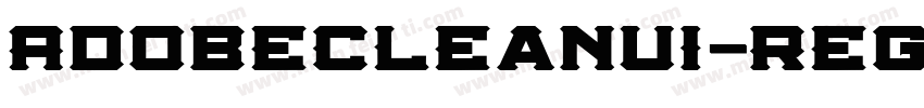 AdobeCleanUI-Regula字体转换