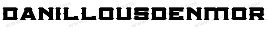 DanillousDenmoRegula字体转换