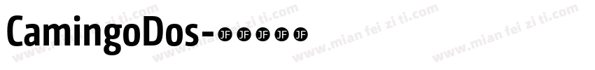 CamingoDos字体转换