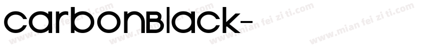CarbonBlack字体转换