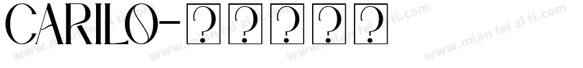 carilo字体转换