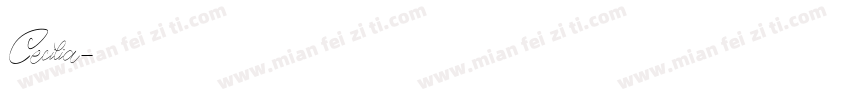 Cecilia字体转换