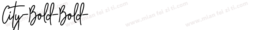 City-Bold-Bold字体转换