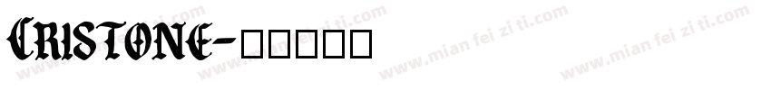 Cristone字体转换