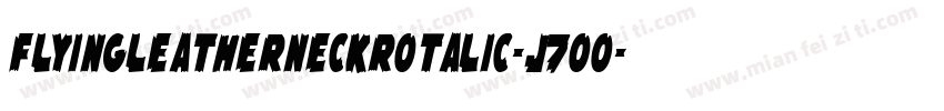 FlyingLeatherneckRotalic-J7Oo字体转换