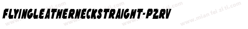 FlyingLeatherneckStraight-pzRv字体转换