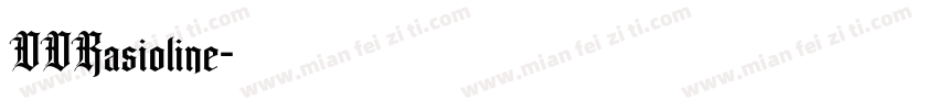 DDRasioline字体转换