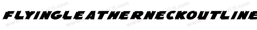 FlyingLeatherneckOutline-zz0w字体转换