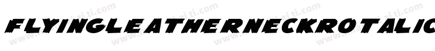 FlyingLeatherneckRotalic-J7Oo字体转换