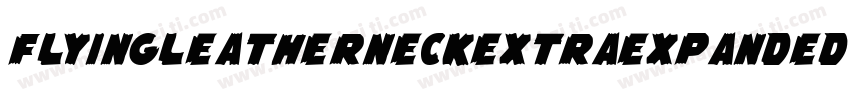 FlyingLeatherneckExtraExpanded-WnzA字体转换