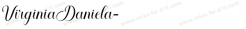 VirginiaDaniela字体转换