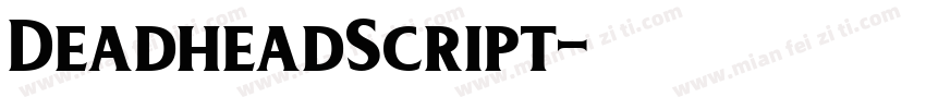 DeadheadScript字体转换