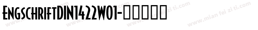 EngschriftDIN1422W01字体转换