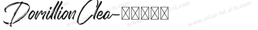 DomillionClea字体转换