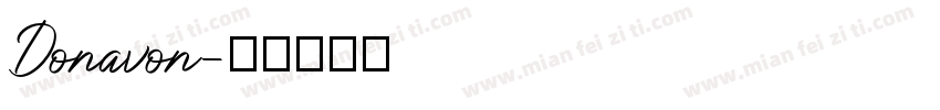 Donavon字体转换