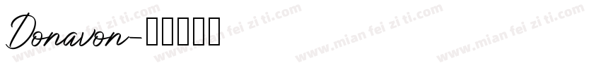 Donavon字体转换