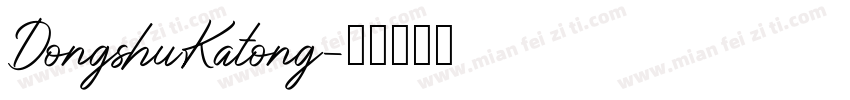 DongshuKatong字体转换