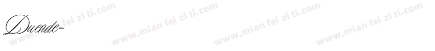Duende字体转换