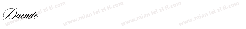 Duende字体转换