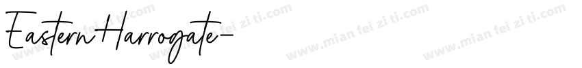 EasternHarrogate字体转换