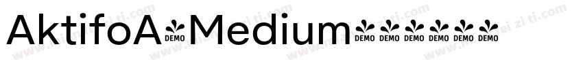 AktifoA-Medium字体转换