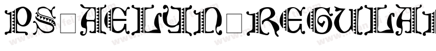 PS-Aelyn-Regular-2字体转换