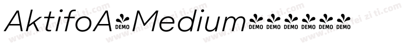 AktifoA-Medium字体转换