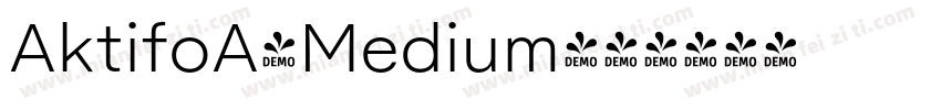 AktifoA-Medium字体转换